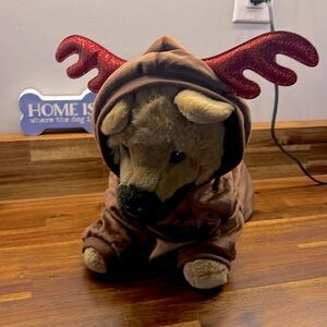 Reindeer costume for dog. Size L (Selling only costume)